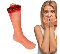 Arti sanguinosi di Halloween - parti umane realistiche, decorazione a mano raccapricciante, rappresentazione del corpo falso raccapricciante, sceneggiatura inquietante con | Horror-T