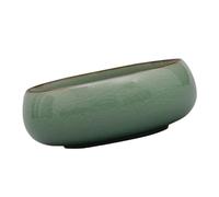 Artibetter 1 Pz. Vasca Lavaggio Penne scrittoio lavapennelli Present lavaspazzole The Office tè Verde Antico calamaio in Porcellana Vassoio sumi in Ceramica rondella sumi-Spazzola Celadon