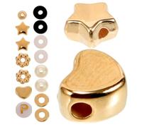 Artibetter 1 Scatola Kit Bracciali Fai da Te con Perline Spacer Perline per Creazione per Braccialetti e Collane Materiale Resistente e Leggero per Appassionati Diy e Regali Creative