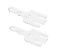 Artibetter 1 Set Accessori per Macchine A Maglieria di Tipo K Compatibile Adattatori Strumenti A Maglia Filato Tenditore del Filo Rimovibile Macchina per Maglieria Addi Plastica 2 Pezzi