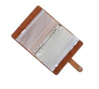 ARTIBETTER 1 Set Agenda Budget con Buste Trasparenti e Etichette Raccoglitore Organizzatore per Spese e Risparmi Notepad PU per Ufficio e Casa