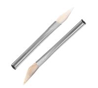 Artibetter 1 Set Brunitori per Gioielli con Coltello in Agata Strumento per Lucidatura per Brunitore in Agata Acciaio Inossidabile 2 Pezzi
