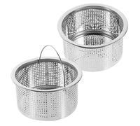 ARTIBETTER 1 Set Cestello Per Scolapiatti In Acciaio Inox 304 Scolapiatti Da Cucina Tappo Per Scolapiatti Bottiglia Sopra Il Lavandino Scolapiatti Per Piatti Rubinetto Per Lavello 2 pezzi
