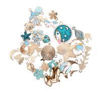 Artibetter 1 Set Ciondoli Creativi per Collane e Braccialetti Accessori Fai Da Te per Gioielli Colorati per Decorare Borse e Portachiavi