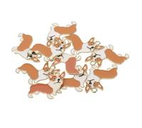 Artibetter 1 Set Ciondolo Per Cani Da Compagnia Cane Animale Domestico Toelettatura Forniture Per La Collana Pendenti in Lega Di Zinco Per Cani Ciondoli Per Realizzare Braccialetti 10 Pezzi