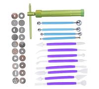 Artibetter 1 Set da Pezzi Kit per Modellare polimeri Cutter Arte Fondente plastilina Strumento per intagliare l'argilla Strumento per Modellare l'argilla Acciaio Inossidabile Viola,Porpora