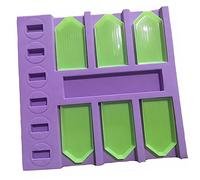 Artibetter 1 Set di Strumenti per Il Disegno A Diamante Vassoi per Gioielli Portautensili per Ricamo Vassoio per Disegno A Diamante Organizer per Diamanti Fai da Te Organizer per