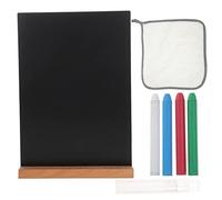 ARTIBETTER 1 Set Tavoletta Cancella e Riutilizza Lavagna Erasabile per Messaggi Casa e Negozio con Base e Colori Gessetti