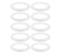 Artibetter 10 Pezzi Anello Artigianale in Schiuma Bianca, Modello DIY | Forma Rotonda Creativa, Adatto a Scuola Materna e Natale, Si Colora, Si Incolla, Si Fissa Facilmente