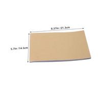 Artibetter 10 Pezzi Blocco Note Rigatura in Carta Kraft Taccuino Portatile con Copia Memo Book per Registri Finanziari e Gestione Ordini Superficie Liscia e Precisione