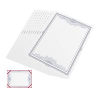 ARTIBETTER 10 Pezzi Carta Certificato Bianca A4 Vuota Scrivibile Stampabile per Certificati Premio e Lettere di Nomina