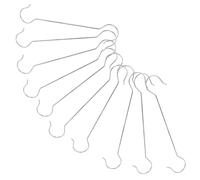 Artibetter 10 pezzi Ganci S Grandi da Giardino in Acciaio Resistente per Appendere Fioriere Esterno Mangiatoie per Uccelli e Decorazioni Design Antiscivolo per Giardino Verticale e Cortecce