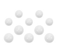 Artibetter 10 Pezzi Palline da Roulette in Acrilico Bianco Resistenti alla Deformazione per Gioco da Tavolo e Feste Accessori per Ruota della Roulette Sferiche