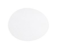 Artibetter 10 Pezzi Retine Rotonde in Plastica Bianca per Punto Croce, Multiuso e Tagliabili, per Fondo Borse e Pannelli Foderati, Perfette per Amanti del Fai da Te