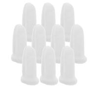 Artibetter 10 Pezzi Salviette per Pulizia Denti Cani e Gatti in Nylon, Spazzolino a Dito per Igiene Orale, Adatto a Zone Difficili da Raggiungere