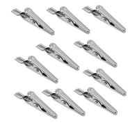 Artibetter 10 Pz Metalli In Acciaio Inox Clip A Coccodrillo Acciaio Per Utensili In Metallo Metallo Morsetti A Coccodrillo 304 Filo Di Acciaio Inossidabile Morsetto A Coccodrillo Elettrico