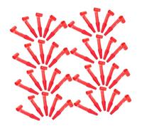 Artibetter 100 Pezzi Accessori per Giocattoli per Lingua Giocattolo Chiamante Animale Giocattoli Serpente Giocattolo di Lucertola Realistico Animali Giocattoli per Plastica Rosso