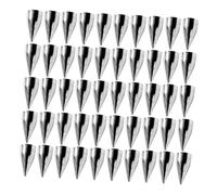 Artibetter 100 Pezzi Rivetti Punk Conico 7x9mm in Lega di Alluminio Resistente Chiusura a Vite per Decorazione e Fai da Te su Giacche e Collane