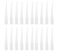 Artibetter 100 Pezzi Tubi Portafiori Trasparenti con Base Appuntita, Supporto per Fissaggio Fiori nel Fango Floreale, Accessori per Composizioni Floreali Fai da Te per Decorazioni e Bouquet