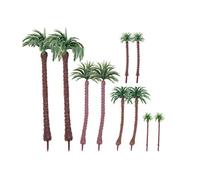 Artibetter 10pcs plastica Albero di Palma da Cocco Modello Alberi Artificiali Layout Foresta pluviale per Treno Modello architettura ferroviaria Diorama Paesaggio Fai da Te Paesaggio