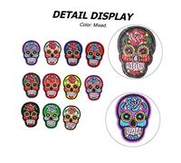 ARTIBETTER 11 pezzi Patch Ricamo Creativo Toppe Termoadesive per Abbigliamento Borse e Stile Punk Adatte per Riparazioni e Decorazioni DIY