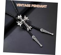ARTIBETTER 12 Pezzi Terminali Antichi in Metallo per Cravatte Bolo Punte Decorative Vintage per Fai da Te Accessori Versatili per Collane e Gioielli Retro