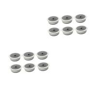 Artibetter 12pezzi Passacavi Da Scrivania Copertura Foro Per Cavi Per Ufficio e Studio Organizzatore Fili Per Scrivania Facile Installazione e Sostituzione Design Rimovibile Per Maggiore