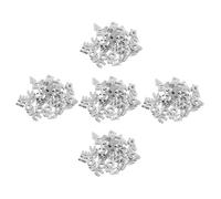 Artibetter 130 Pezzi di Alfabeto con Strass Accessori per Gioielli Ciondoli con Alfabeto Perline Artigianali Ciondoli con Lettere con Strass Ciondoli con Strass Perline con Lettere per