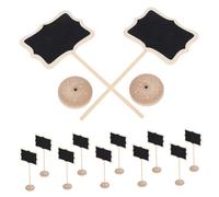 ARTIBETTER 15 pezzi Mini Lavagne Decorative con Base per Segnaposto Matrimonio e Eventi Lavagnette Chic per Messaggi Facili e Riutilizzabili