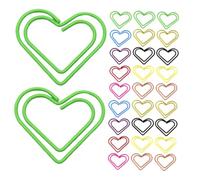 ARTIBETTER 150 Pezzi Clip Carta Graffette Colorate Metallo per Ufficio Scuola e Personale Accessori Eleganti per Note e Foto
