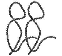 ARTIBETTER 184 Pezzi Perline Volcaniche da Perline Rotonde per Creazione Gioielli Accessori Fai da Te per Collane e Braccialetti Materiale Sicuro e Resistente per Decorazioni Festive e
