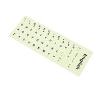 Artibetter 1foglio Adesivi Per Tastiera Fluorescenti in Stickers Per Laptop e Desktop Facili Da Applicare e Resistente Agli Strappi Per Amanti Della Scrittura e Apprendimento Delle