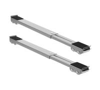 Artibetter 1paio of Adjustable Extendable Appliance Wheel Bases for Washing Machines and Refrigerators Heavy-duty Furniture Sliders with Locking Wheels for Easy Mobility