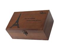 Artibetter 1pezzi Scatola per Cucito in Legno Contenitore Portaoggetti retrò per Oggetti Vari Scatola da Cucito Multifunzionale per Casa Durevole e Pratico