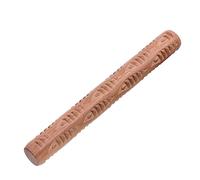 Artibetter 1pezzi Wood Clay Pattern Roller for Pottery Craft Practical Fish Printing Tool for Unique Clay Projects
