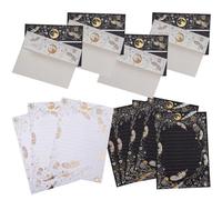 Artibetter 1set Carta da Lettere con Buste Hot Stamping Elegante Buste e Colorati per Biglietti e Corrispondenza Cancelleria Chic per Occasioni Speciali Stili multipli