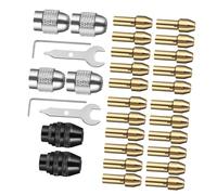 Artibetter 1set Mandrini Colletto Rame Dado Di Blocco Per Utensili Rotativi Accessori Per Incisione Del Legno Lucidatura Dei Metalli e Progetti Fai Te