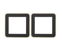 Artibetter 2 cornici in acrilico per interruttore della luce: cornice decorativa per placca a muro per presa da 86x86 mm, adesivo autoadesivo per placca a muro per la decorazione della casa.