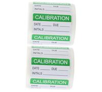 ARTIBETTER 2 Etichette per Calibrazione Stickers Autoadesivi Multifunzione Etichette Scrivibili per Controllo e Applicazione Facile e Veloce Design Elegante e per Rotolo