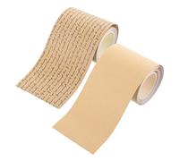 Artibetter 2 Nastro Kraft Vintage per Scrapbooking e Diy Adatto per Diario Album Fotografici e Decorazioni Nastro Adesivo Creativo Carta Kraft con Testi Versatile per Progetti Manuali