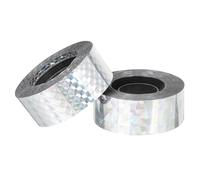 Artibetter 2 Nastro Riflettente Antiuccelli Doppia Faccia da Nastro Scaccia Uccelli Riflettente per Giardino Piantagione e Cortile Film Alta Luminosità per Allontanare Piccioni e