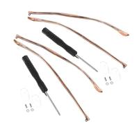 Artibetter 2 paia Stanghette per Occhiali Accessori Riparazione Occhiali Ergonomici e Facili da Installare Compatibili con Diversi Montature Stile Moderno e Materiale Resistente