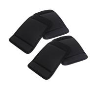 Artibetter 2 Paia Supporto per Bracciolo a Piedi Coperta per Cuscino del Bracciolo del Deambulatore Cuscino con Manico in Canna Fodere per Sedie da Scrivania Poliestere Black