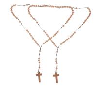 Artibetter 2 Pezzi Collana Rosario Vintage a Forma di Zucca in Plastico Corda di Cotone, Accessorio Pratico ed Elegante per Party e Viaggi, Stile Semplice e Affascinante