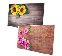 ARTIBETTER 2 Pezzi Fotografici Legno e Sfondo Fotografico per Studio e Festa Compleanno Banner e Portatile per Photo Booth e Shooting Indoor Outdoor