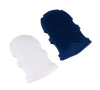 Artibetter 2 Pezzi Guanto Massaggio Silicone Spazzola da Bagno in Silicone | Forma a Guanto, Uso Essenza, Design Ergonomico, Silicone Trasparente