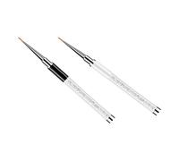 Artibetter 2 Pezzi Nail Painting Tool Nail Drawing Pen in Abs, Manico, Bianco o Nero, per Manicure Diy, per Donne