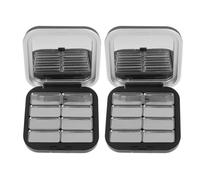 ARTIBETTER 2 Pezzi Palette Vuote a 8 Scomparti per Cosmetici, Leggere e