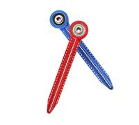 ARTIBETTER 2 Pezzi Righello Circolare in di Alluminio per Falegnameria Strumento Multifunzionale per Disegno Architettonico e Misurazioni Accurate