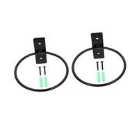 Artibetter 2 Pezzi Supporto per Vasi da Parete in Ferro Anello Portavaso in Metallo Montaggio Facile Senza Attrezzi Supporto Stabile per Piante da Interno ed Esterno Decorazione Murale